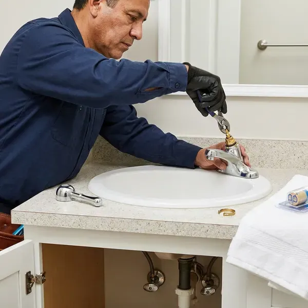 Local faucet repair by GNV Plumbing, Wilmington, DE