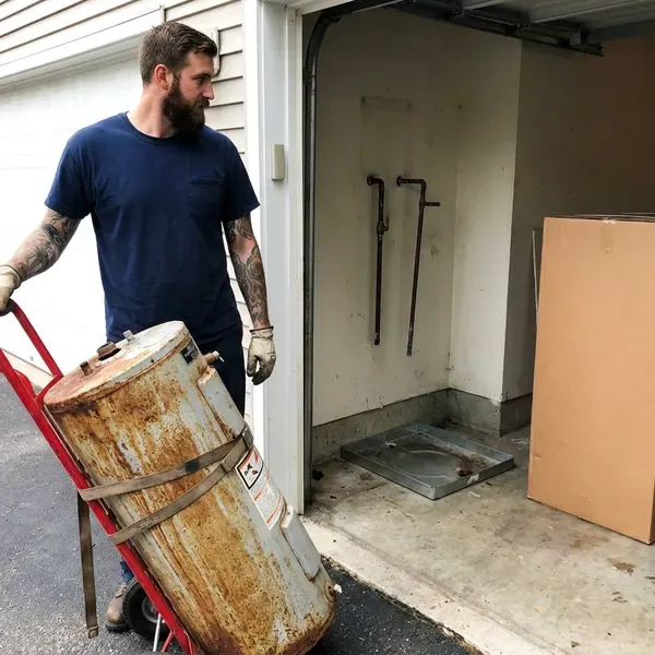 Professional gas water heater replacement, Wilmington, DE