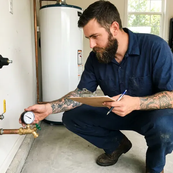 GNV Plumbing technician providing plumbing maintenance in Wilmington, DE