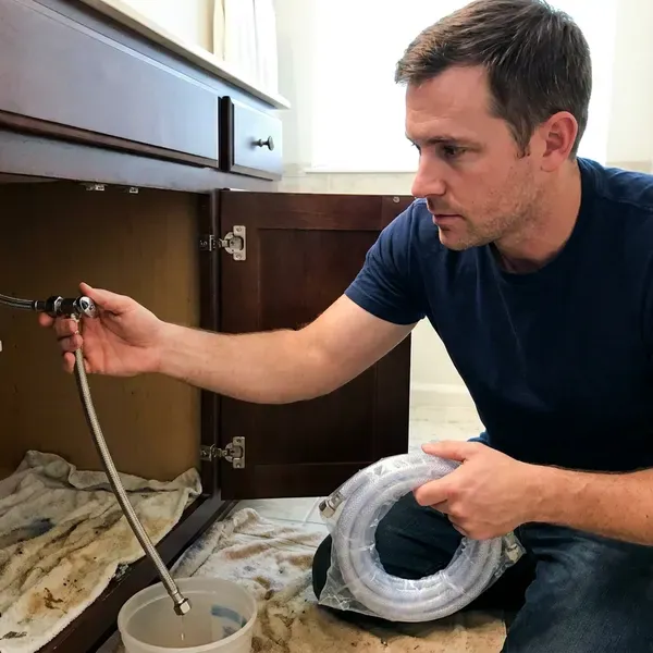 Local water leak repair by GNV Plumbing, Wilmington, DE
