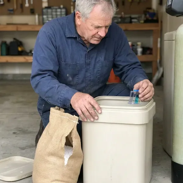 Local water softener maintenance by GNV Plumbing, Wilmington, DE